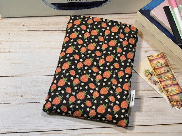 The Strawberry on Black Book Sleeve