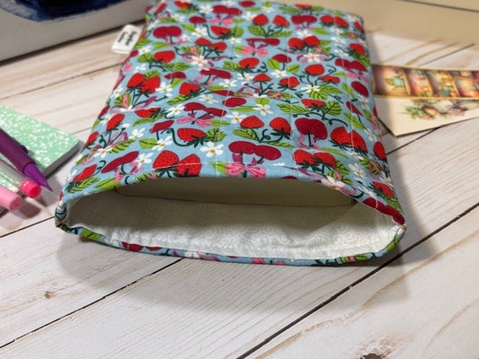 The Strawberry & Cherry on Blue Book Sleeve