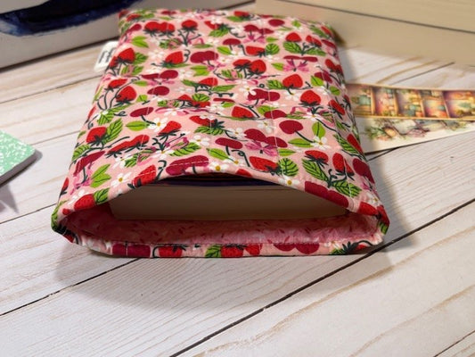 The Strawberry & Cherry on Pink Book Sleeve