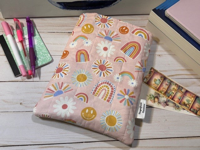 The Smiley Face & Rainbow Book Sleeve