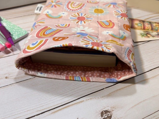 The Smiley Face & Rainbow Book Sleeve