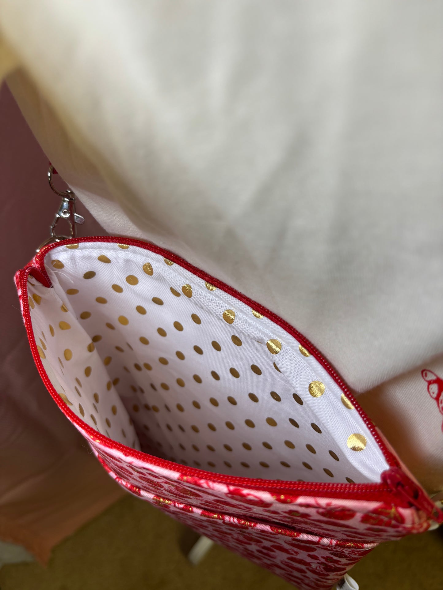 The Gold Strawberry Crossbody Bag