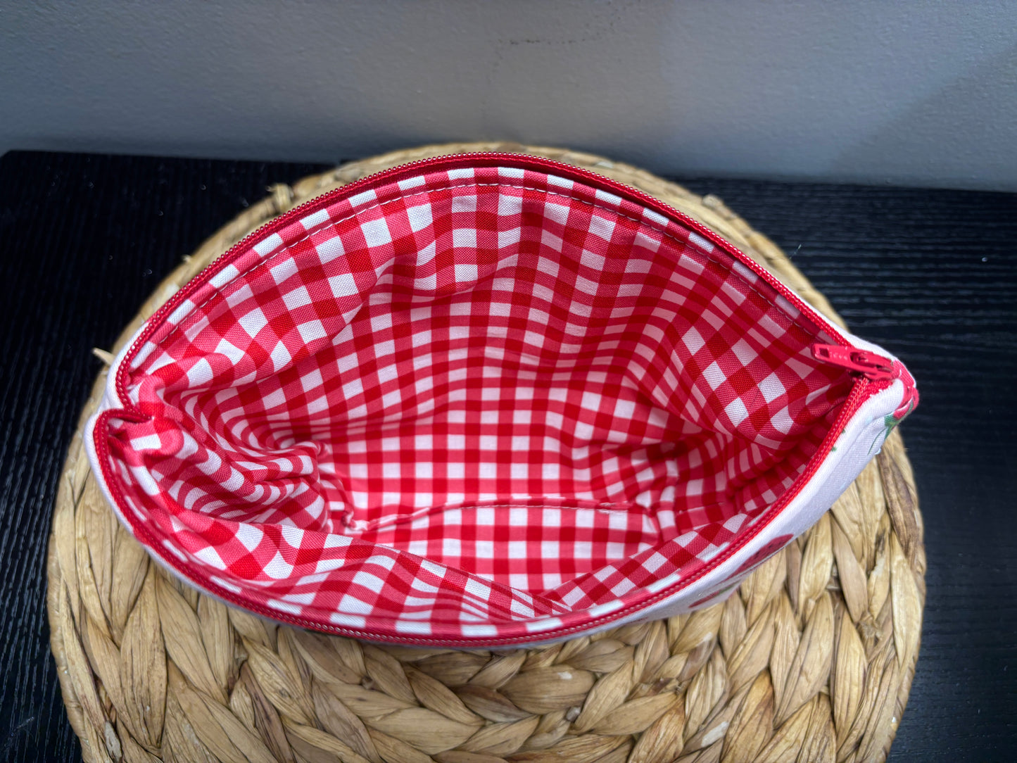 The Strawberry Picnic Make Up Bag