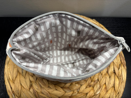 The Strawberry Berry White Make Up Bag