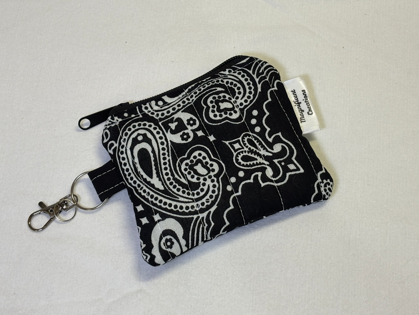Black Bandana Mini Wallet