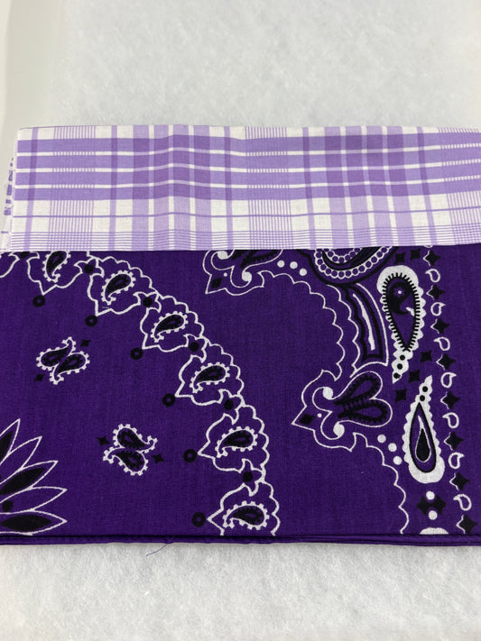 Purple Paisley Bandana Sew a Tote Bag Kit