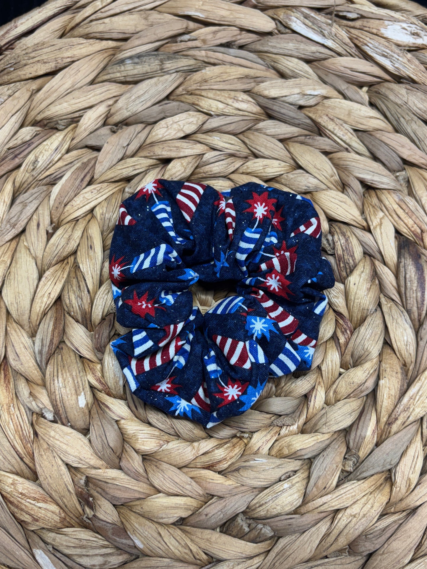 American Fireworks Scrunchie