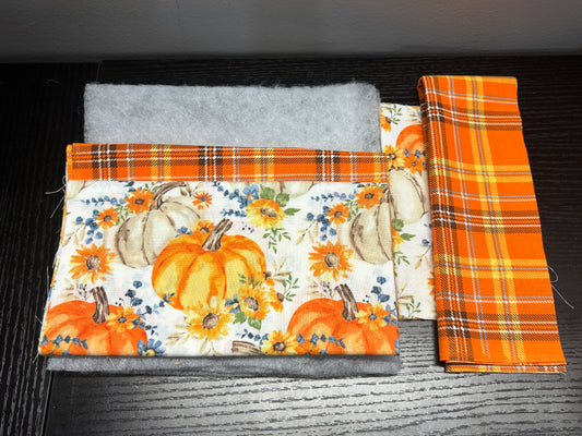 Fall Pumpkin Sew a Tote Bag Kit