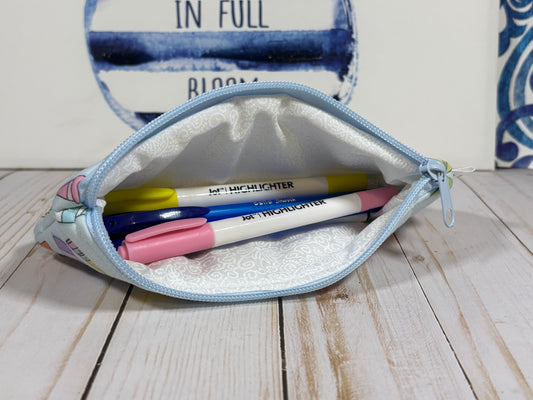 The Crayons on Pastels Mini Pouch