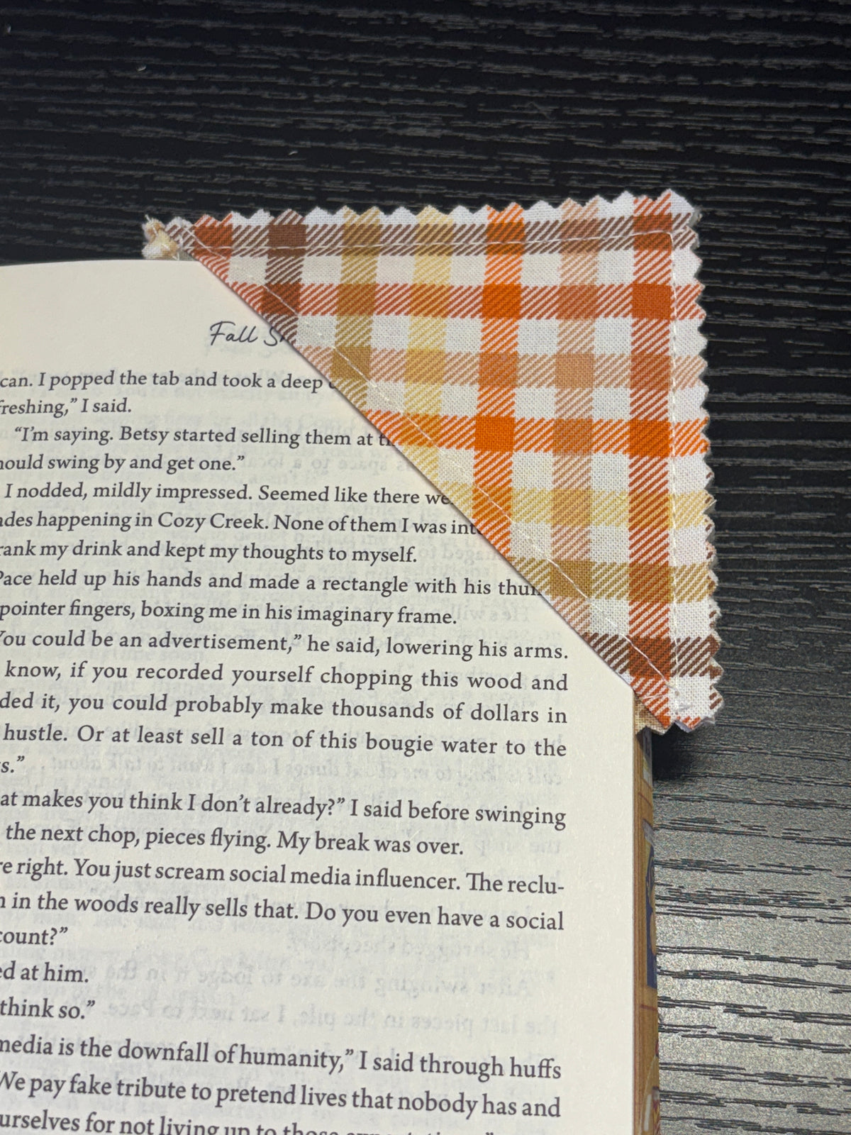 Fall Woodland Animals Bookmark