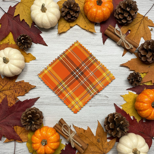 Fall Pumpkin on Teal Bookmark (Copy)