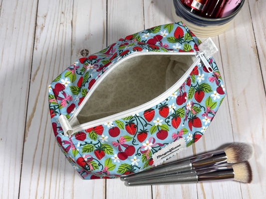 The Strawberry & Cherry on Blue Everything Bag