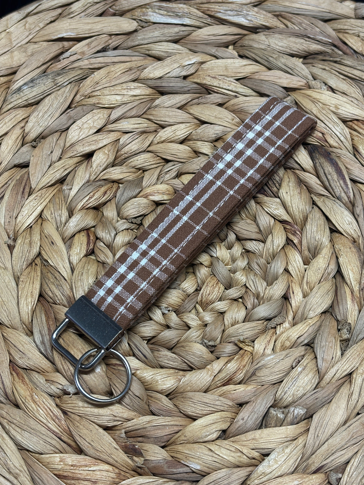 Fall Stripes Sweater Keychain