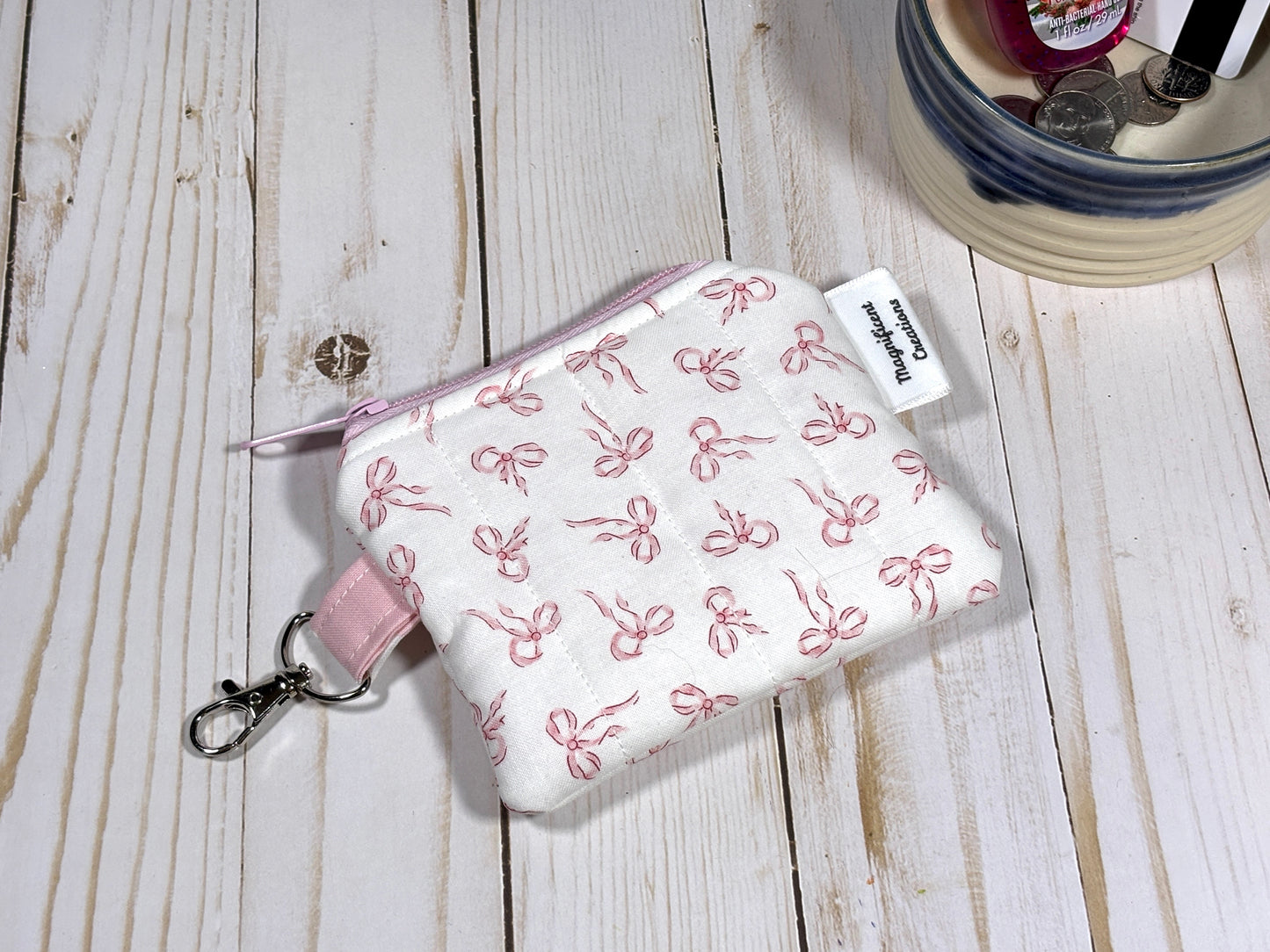 The Tiny Pink Bow Mini Wallet