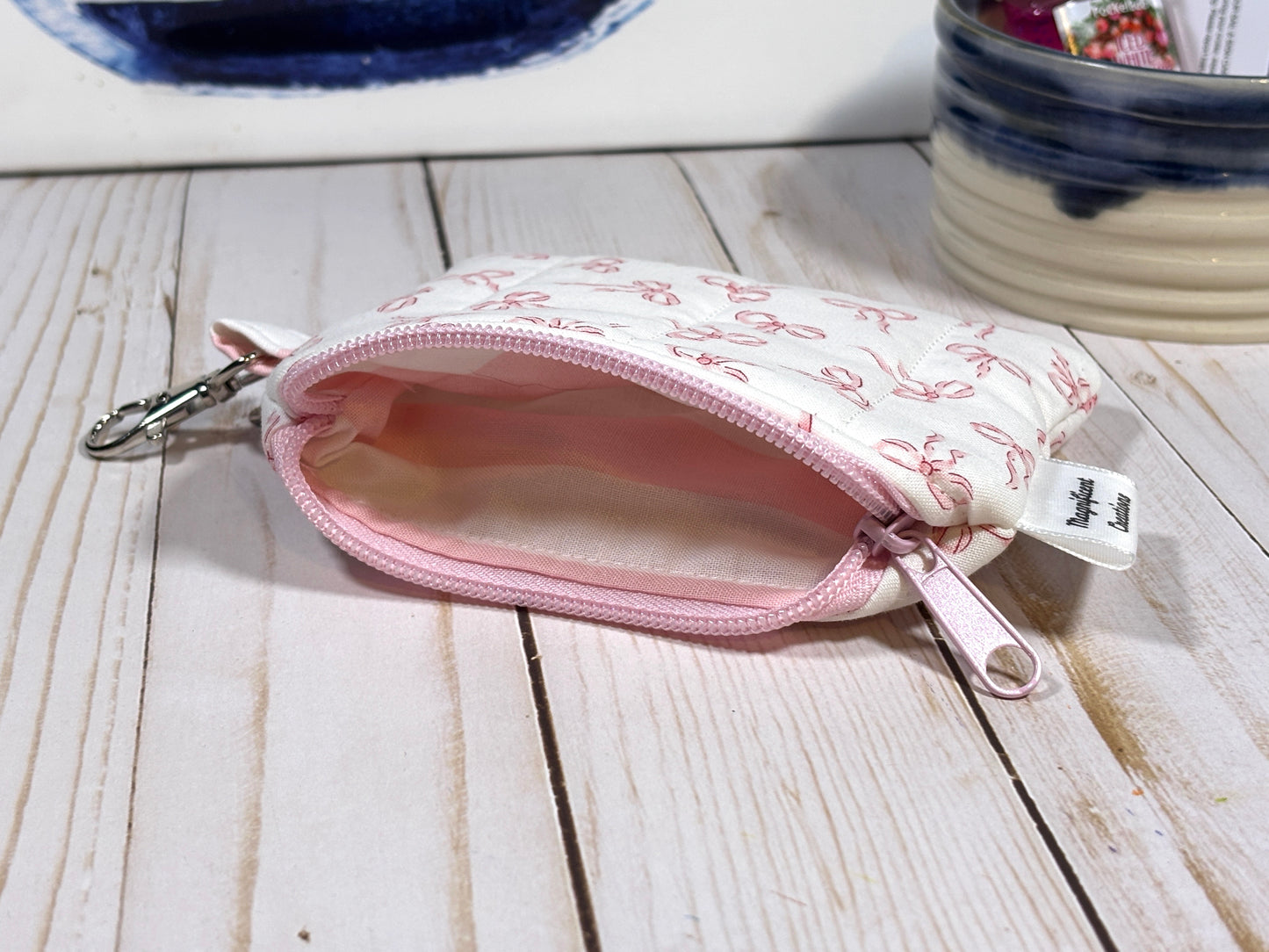 The Tiny Pink Bow Mini Wallet