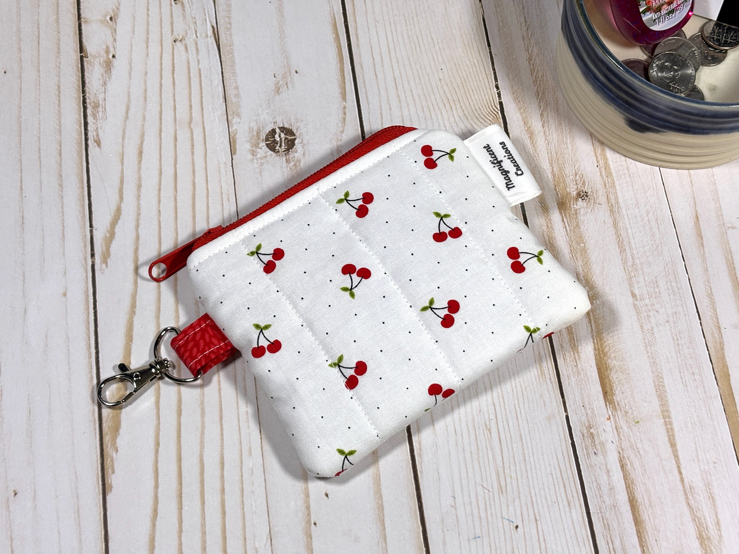The Cherry Picnic Mini Wallet
