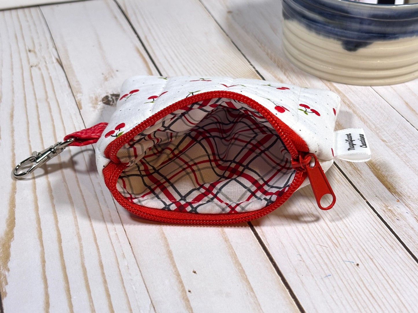 The Cherry Picnic Mini Wallet