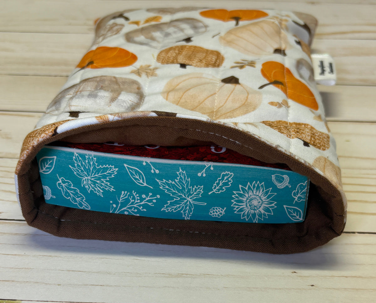 Fall Pumpkin Sweater Book Sleeve