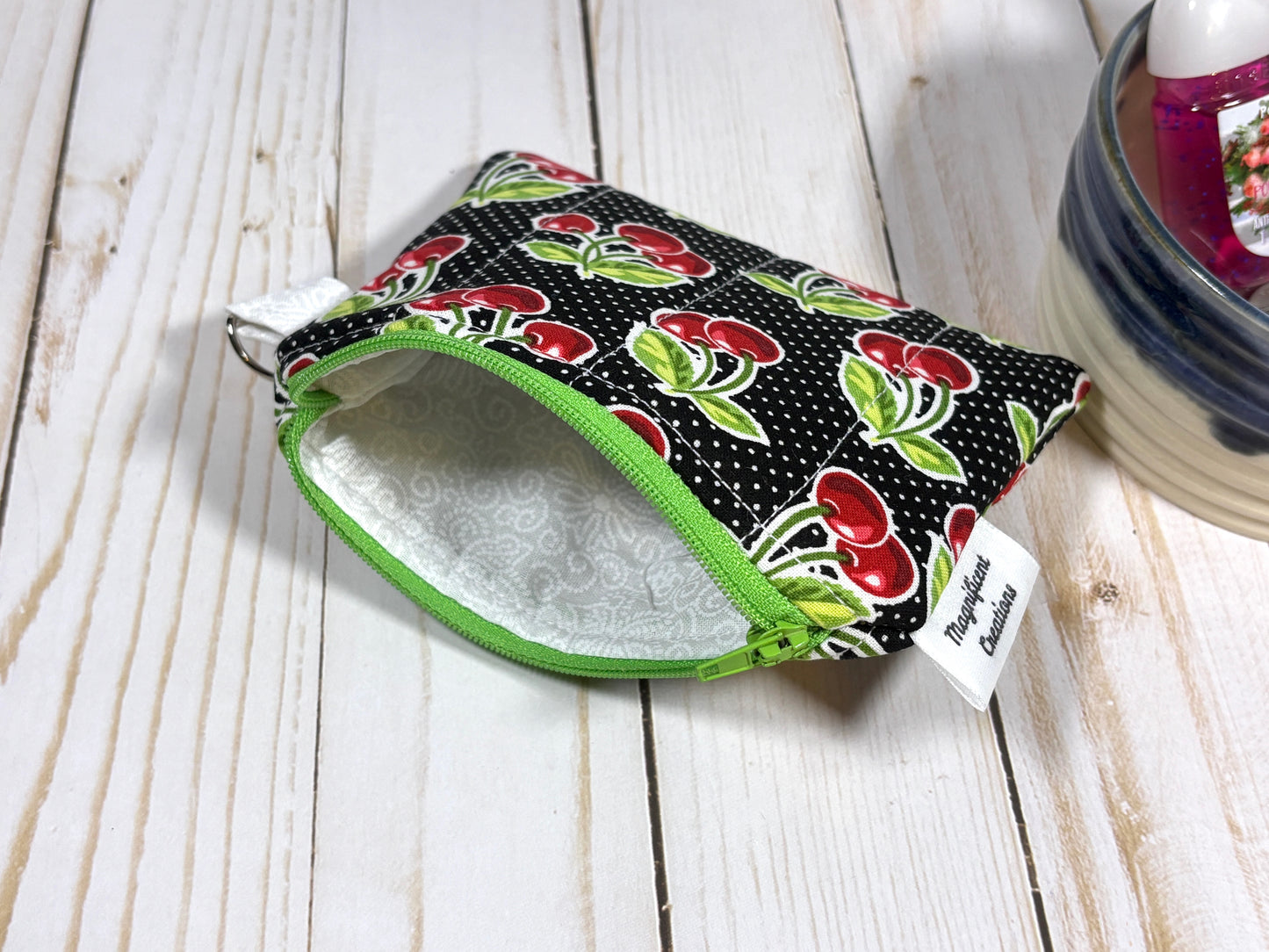 The Black Cherry Mini Wallet