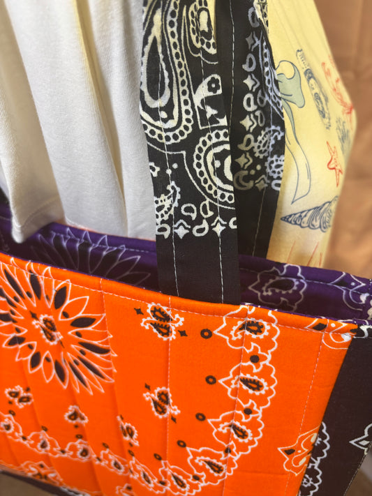 Halloween Mini Bandana Tote Bag