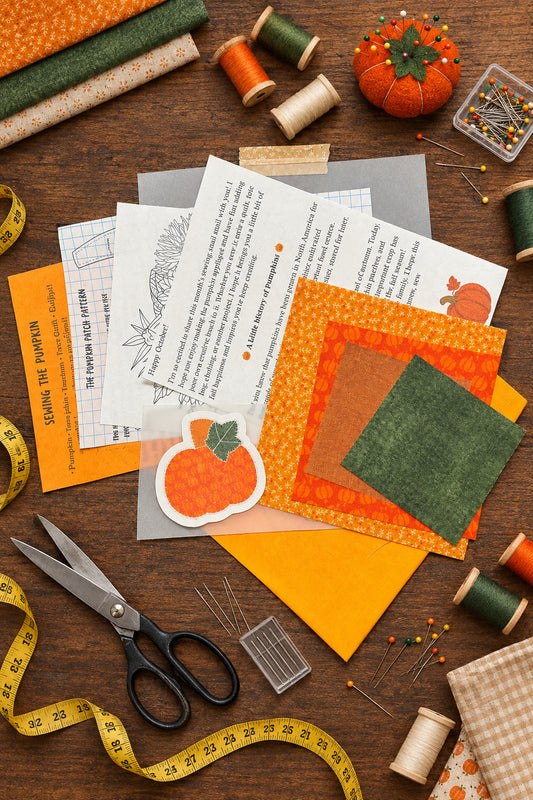 October Sewing Snail Mail