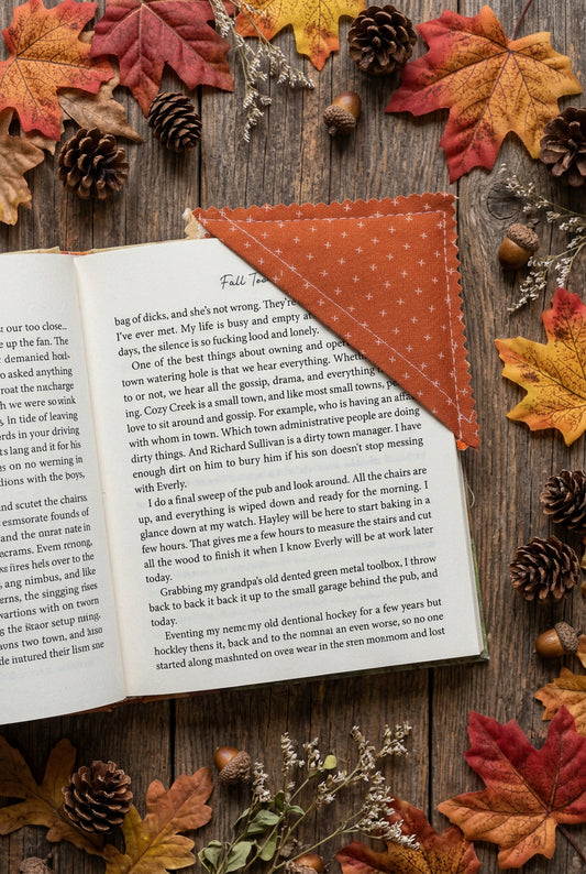 Fall Pumpkin Corner Bookmark