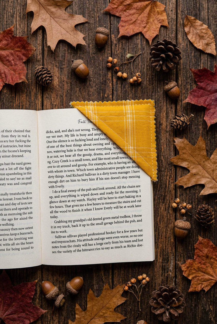 Fall Sunflower Corner Bookmark