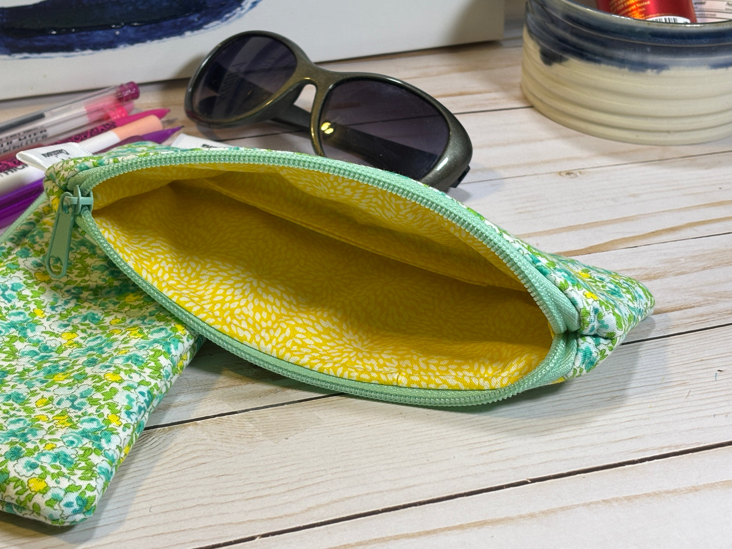 The Spring Green Mini Pouch