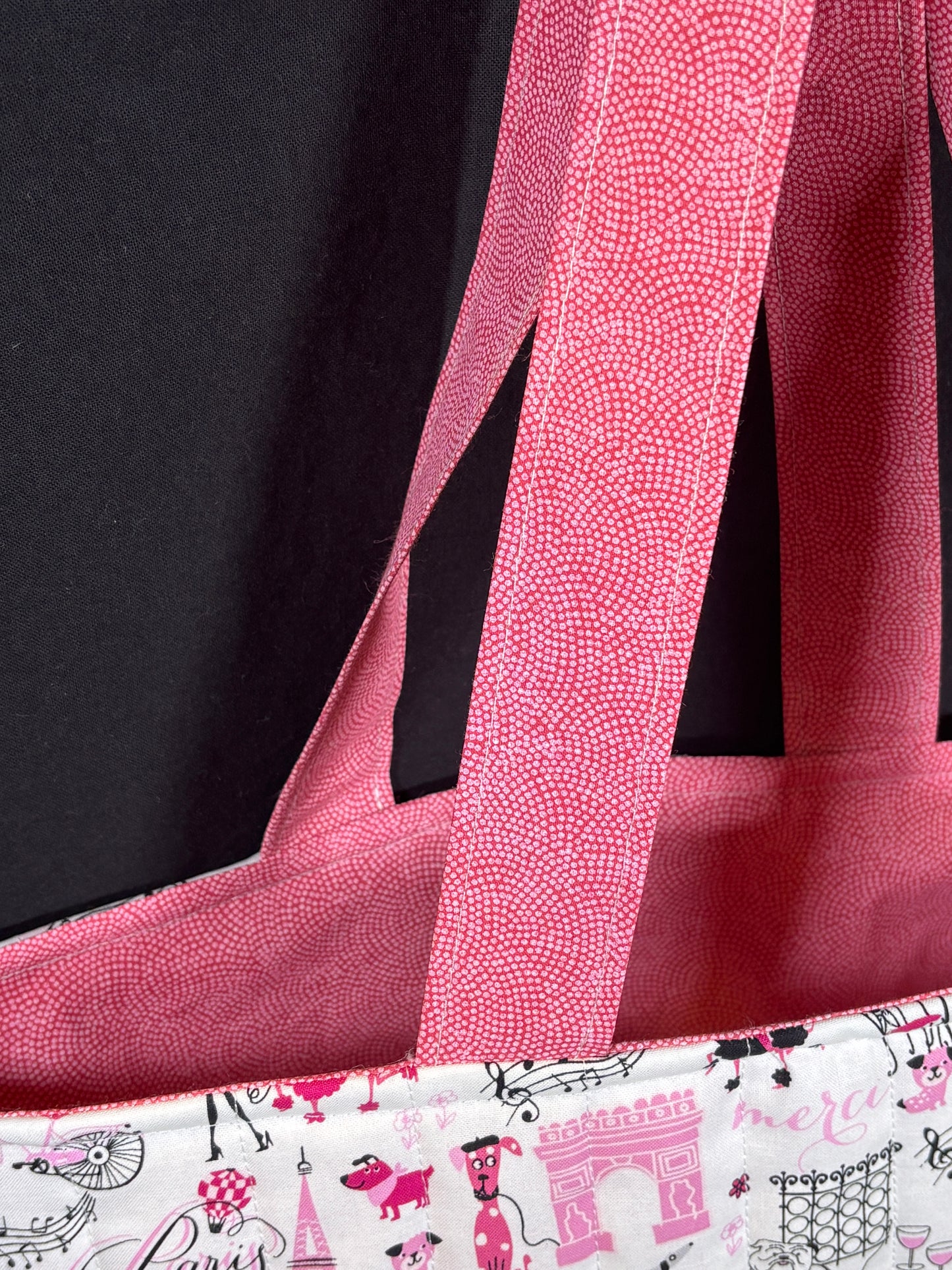 The Pink Paris Lover Tote Bag