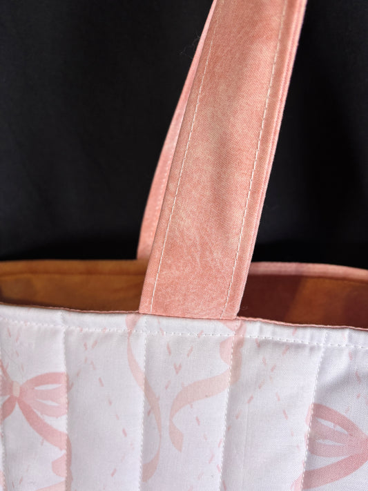 The Pink Bow Tote Bag