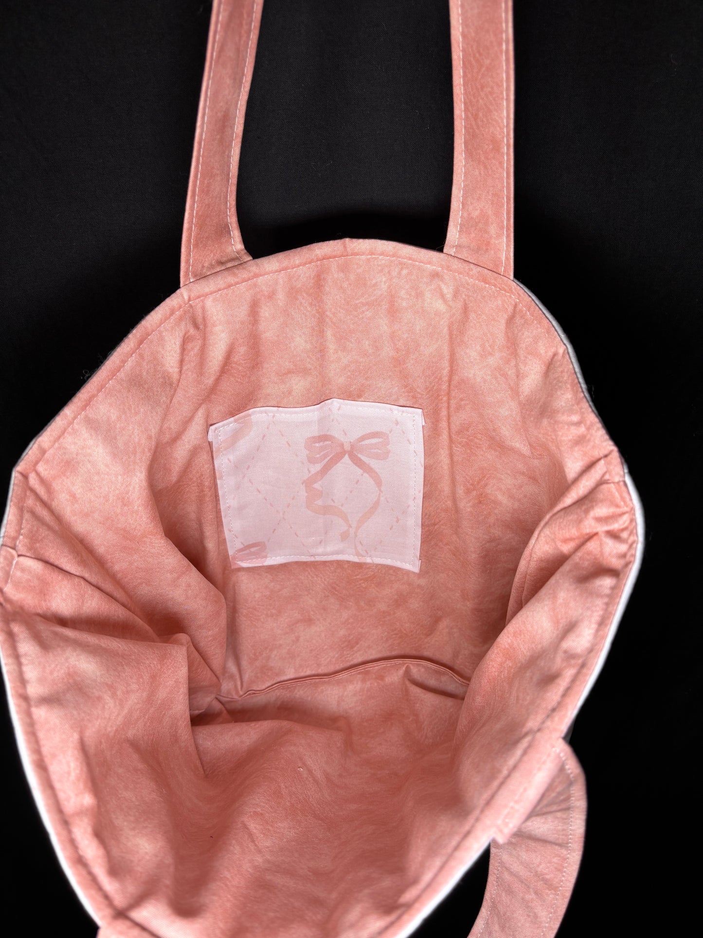 The Pink Bow Tote Bag