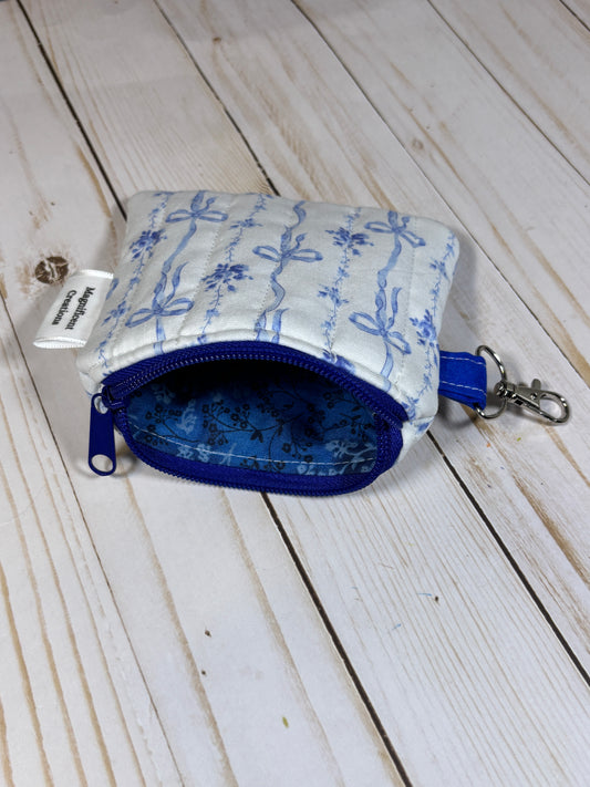 The Blue Bow Mini Wallet