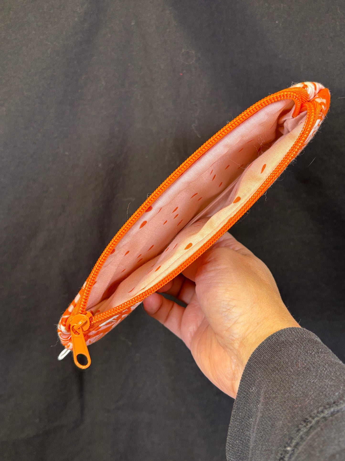 The Orange Peacock Pencil Case