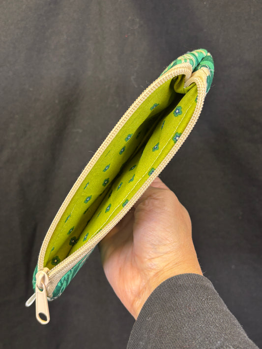 The Teal Peacock Pencil Case