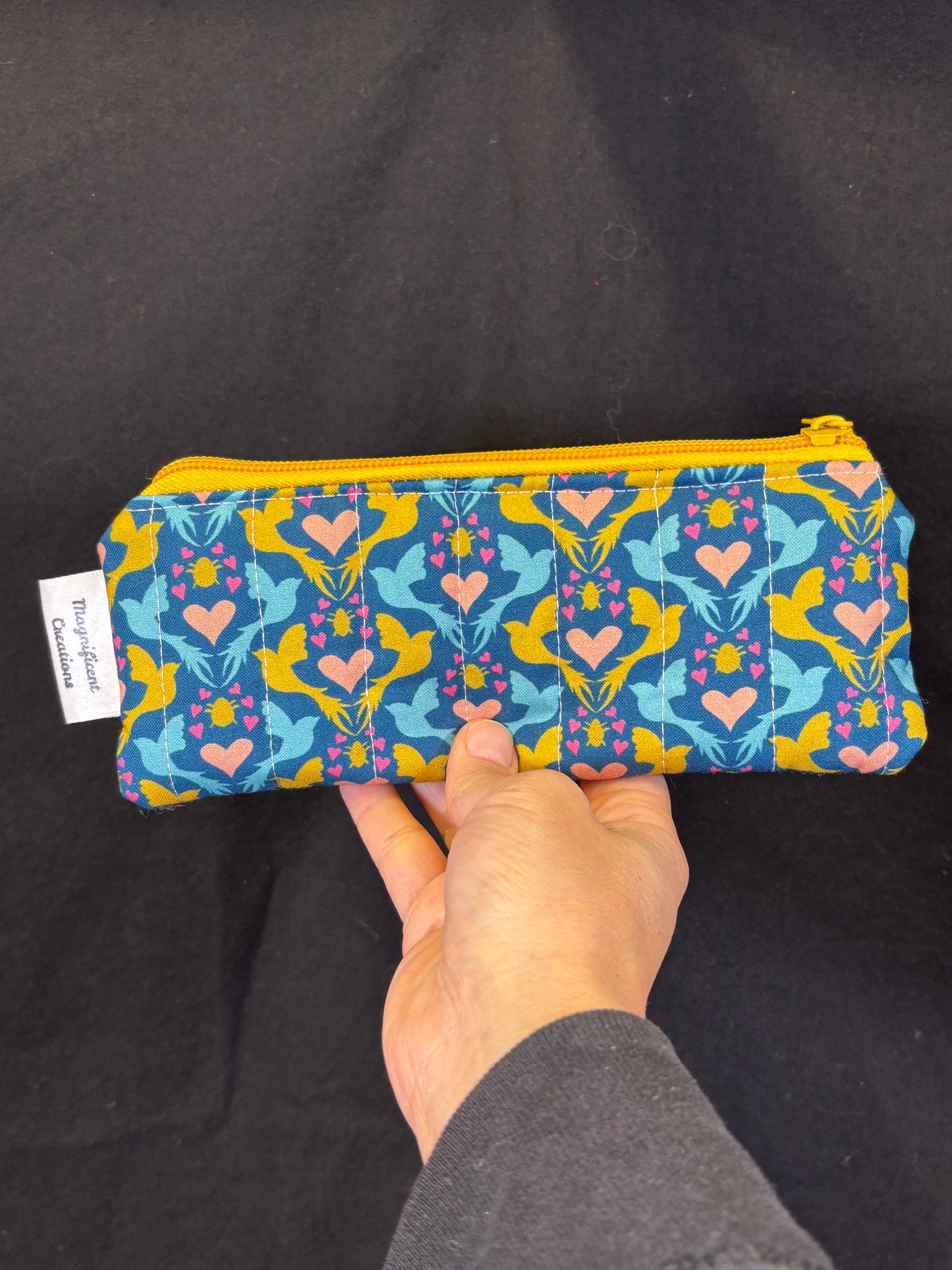 Golden Love Pencil Case