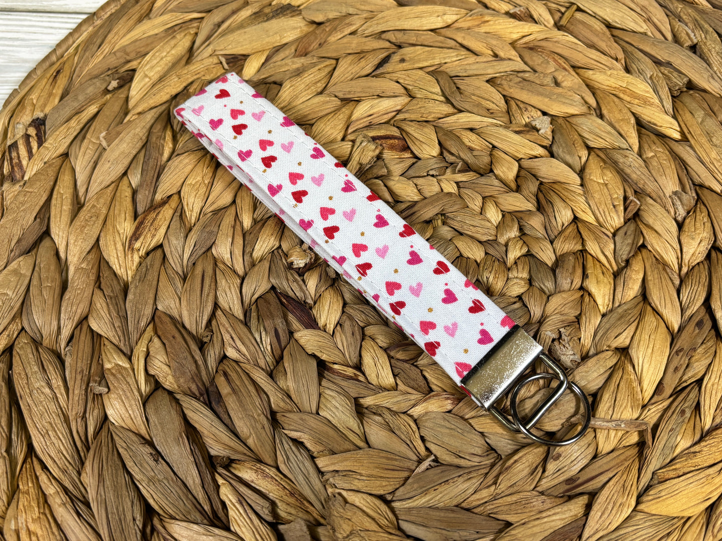 Hearts Gnome Keychain