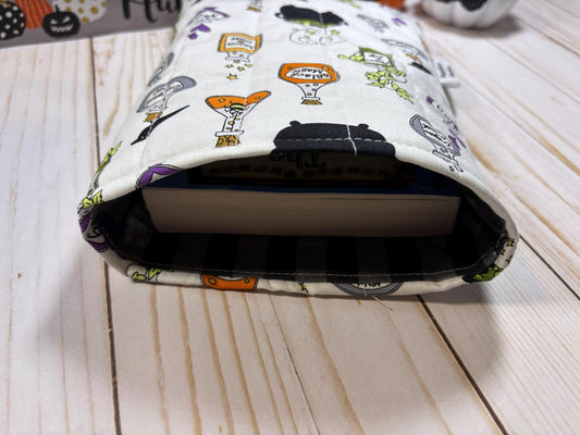 White Halloween Magic Book Sleeve