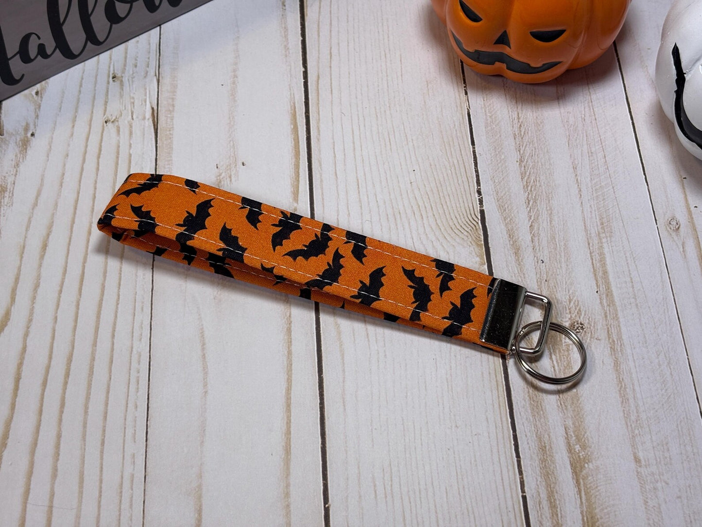 Orange Bat Keychain
