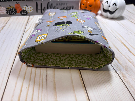 Gray Halloween Magic Book Sleeve
