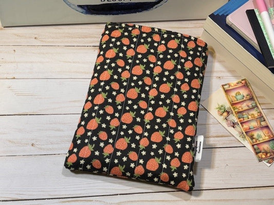 The Strawberry on Black Book Sleeve