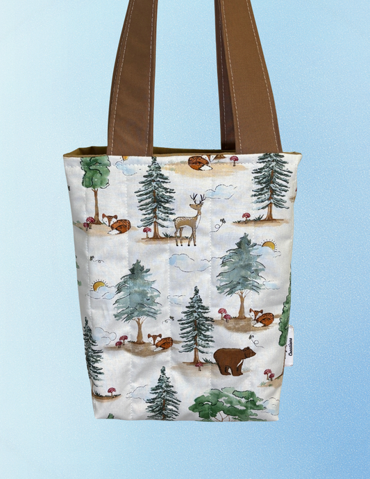 Forest Animals Mini Tote Bag
