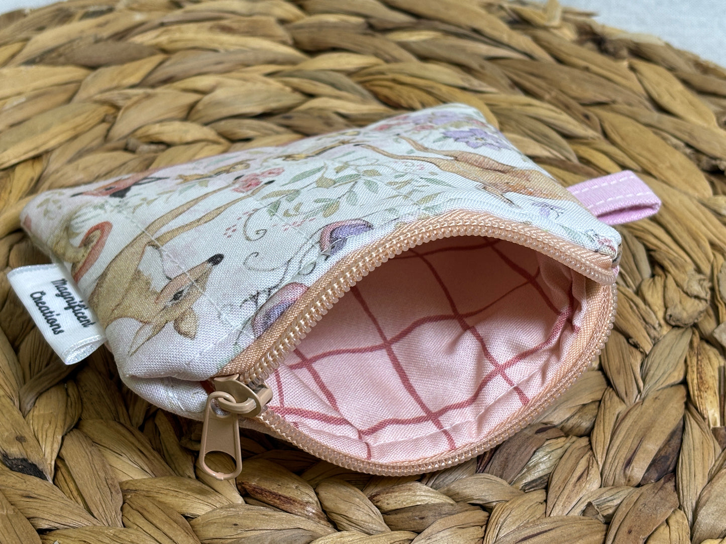 Pink Animals Mini Wallet