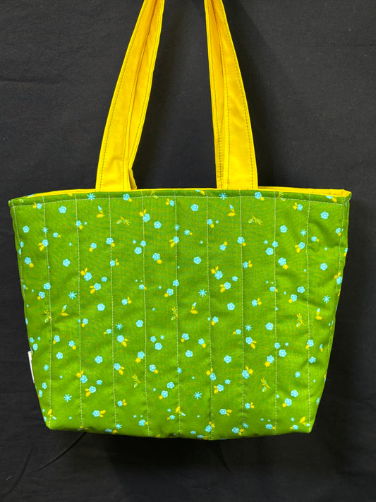 Gold and Green Tote Bag
