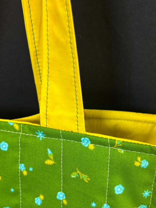 Gold and Green Tote Bag