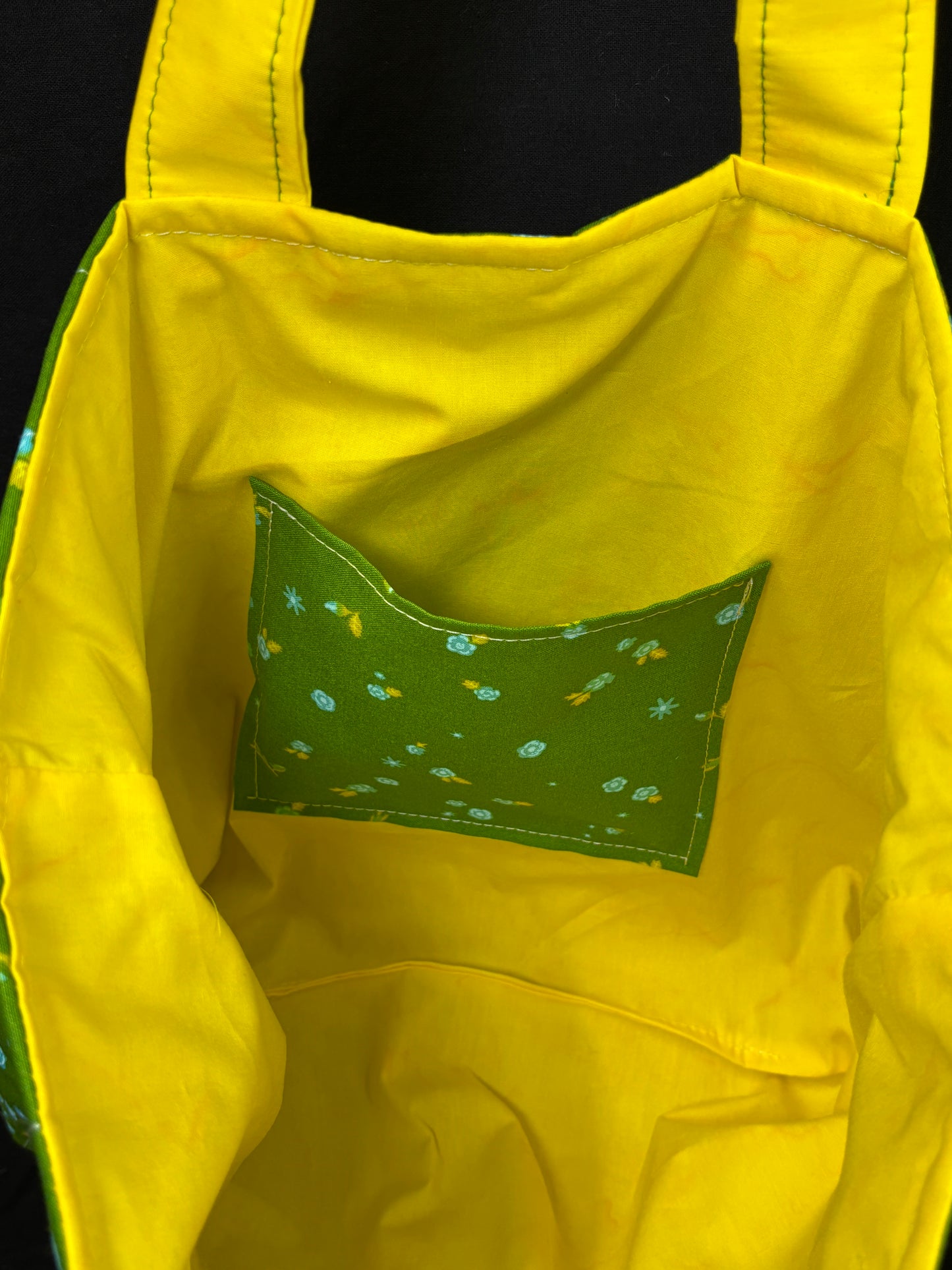 Gold and Green Tote Bag