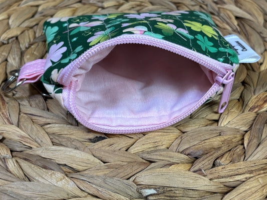 Pink Shamrock Mini Wallet