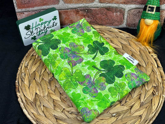 Purple Shamrock Book Sleeve