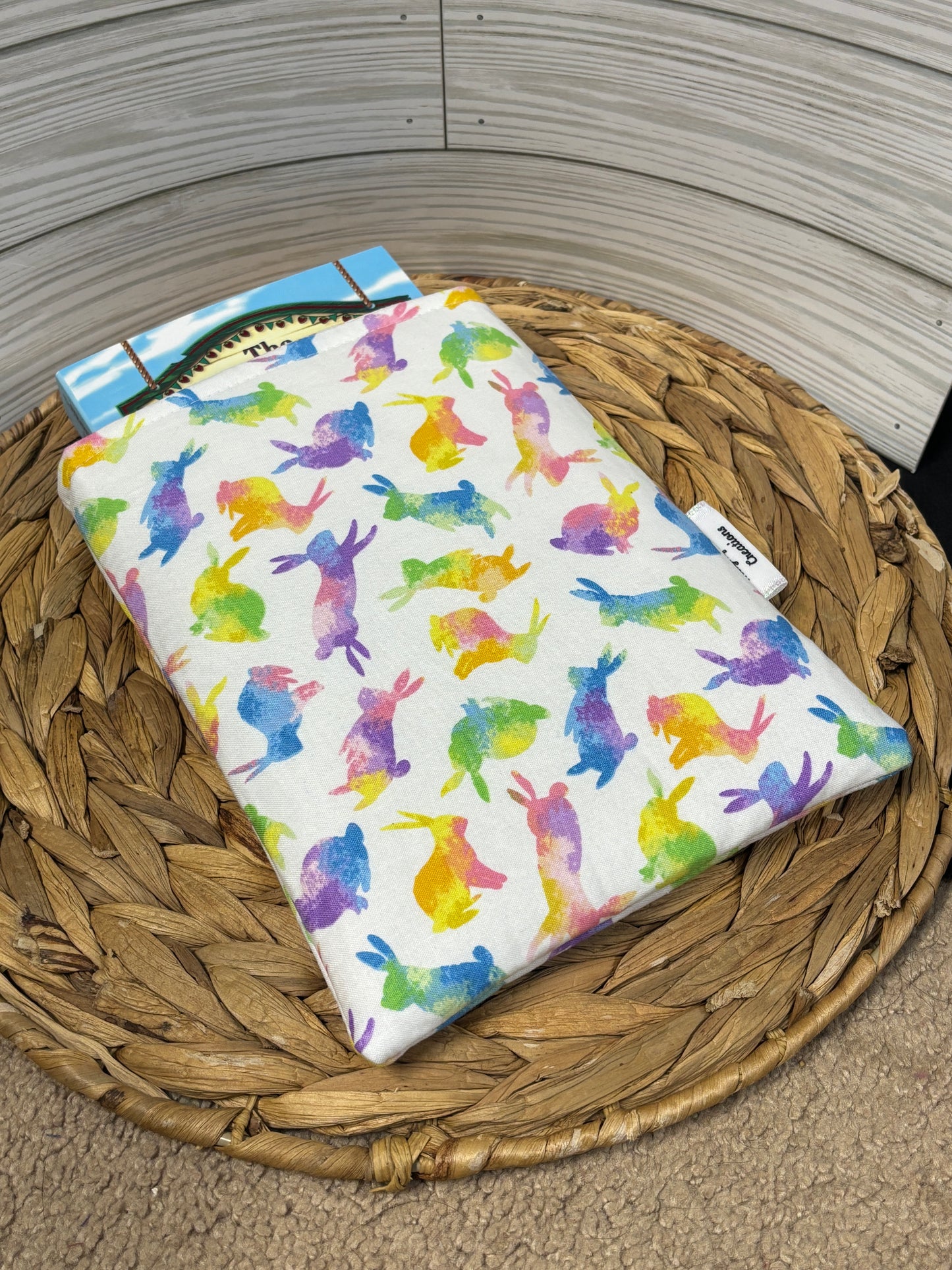 Rainbow Bunnies Book Sleeve