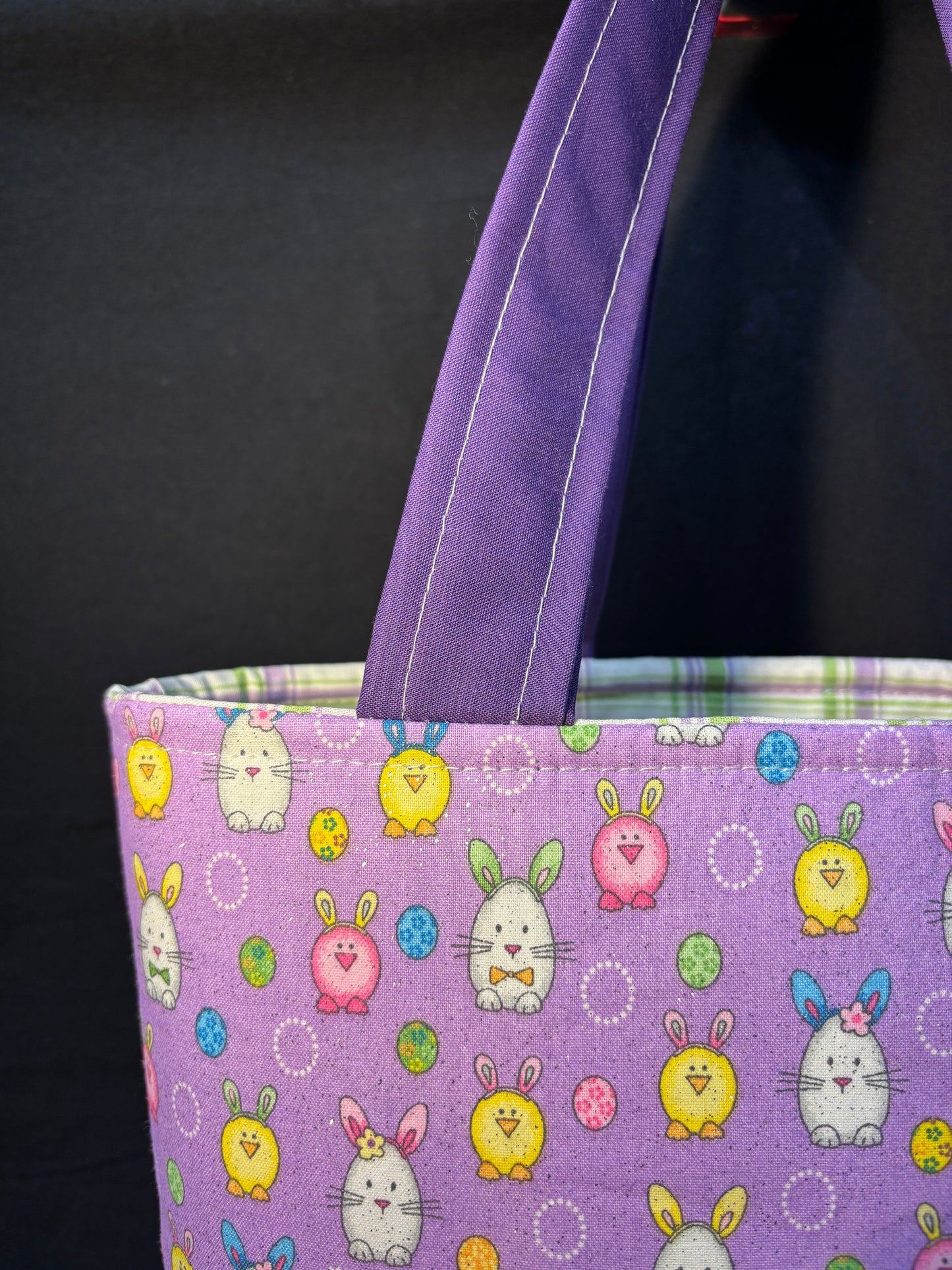 Purple Bunnies Tote Bag