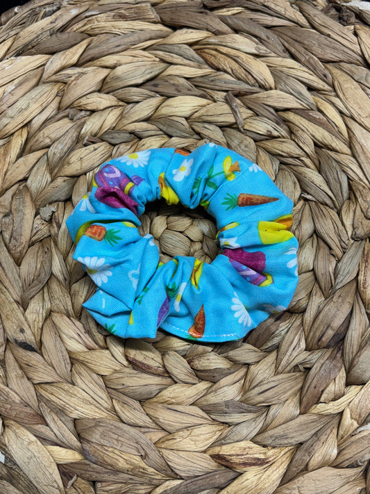 Blue Easter Scrunchie